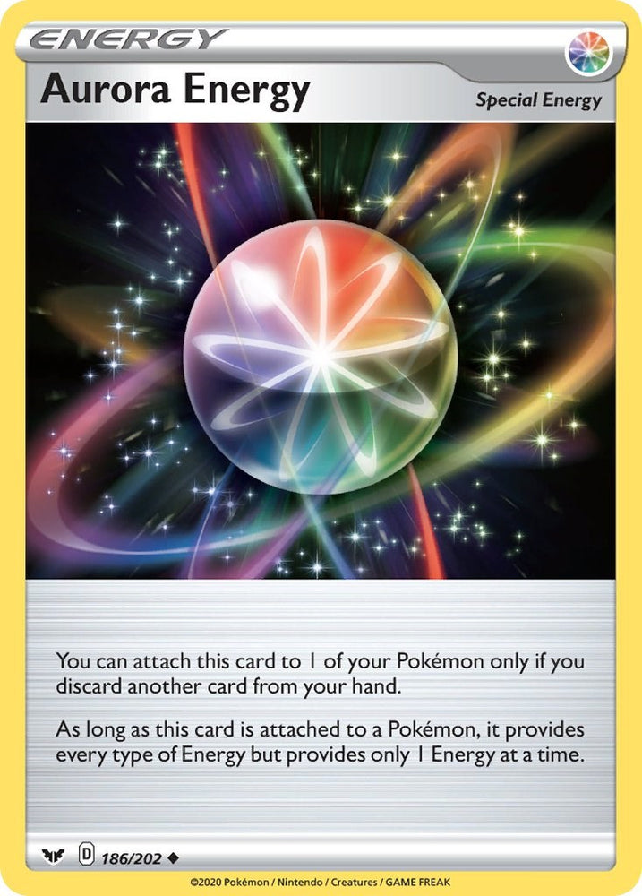 Pokemon Card - Aurora Energy - Sword and Shield Base - x4 Card Lot Playset - 186/202 Uncommon