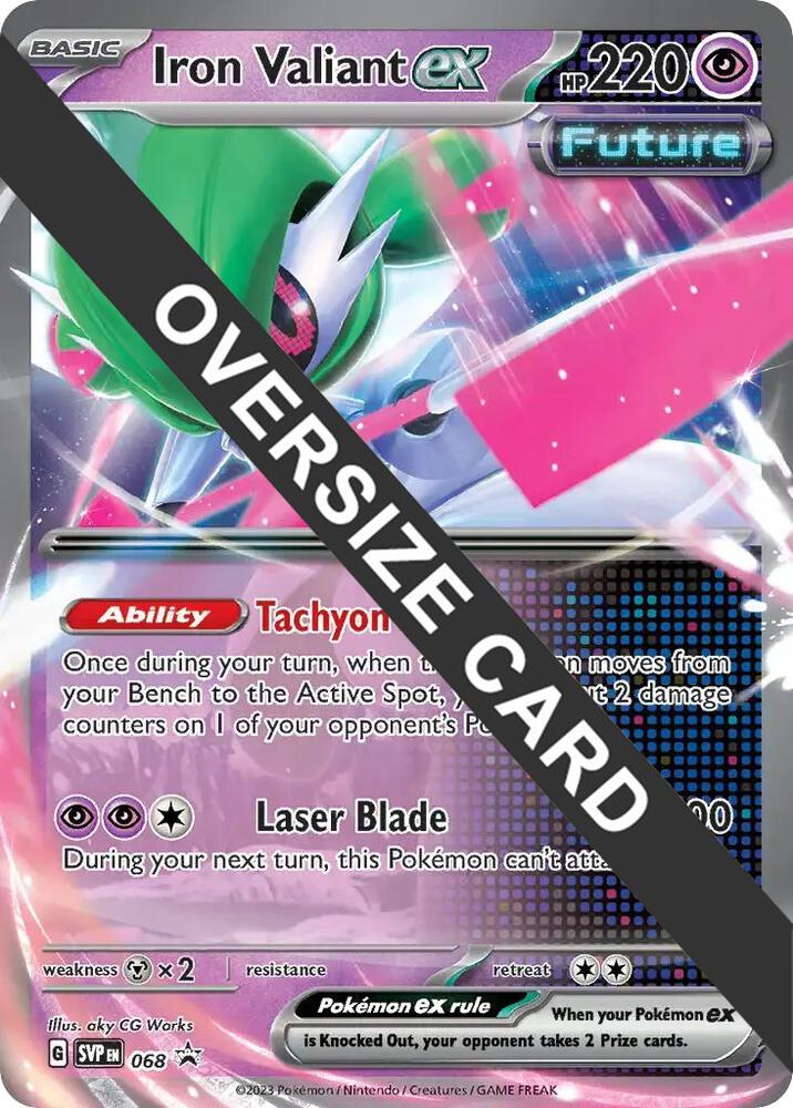 Iron Valiant ex (068) (Jumbo Card) [Scarlet & Violet: Paradox Rift]
