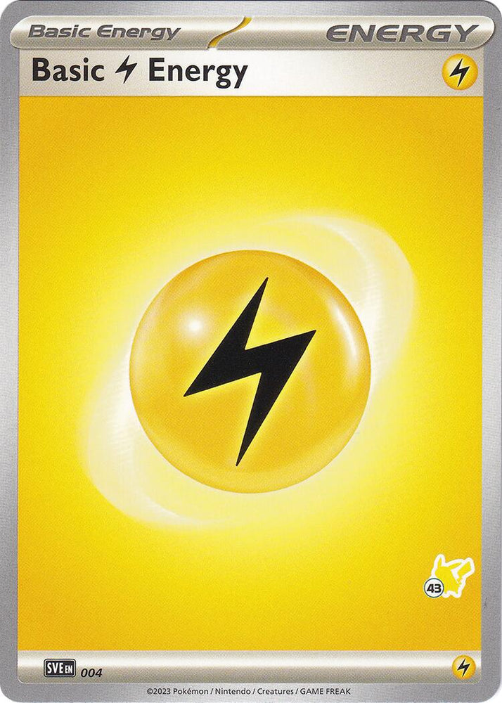 Basic Lightning Energy - Pikachu 43