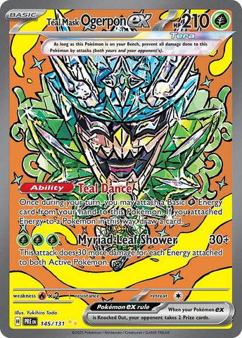 Teal Mask Ogerpon ex - 145/131