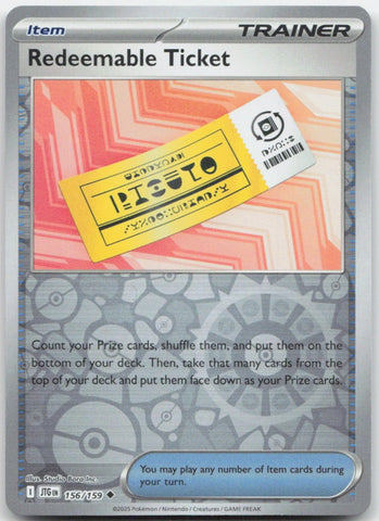 Redeemable Ticket