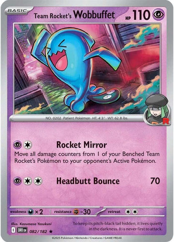 Team Rocket's Wobbuffet (082/182) [Scarlet & Violet: Destined Rivals]