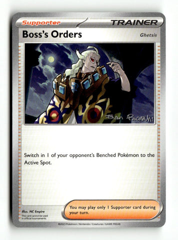 Boss's Orders - 2024 (Evan Pavelski)