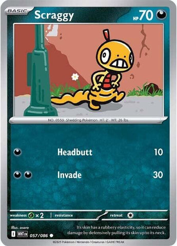 Scraggy (057/086) [Scarlet & Violet: White Flare]