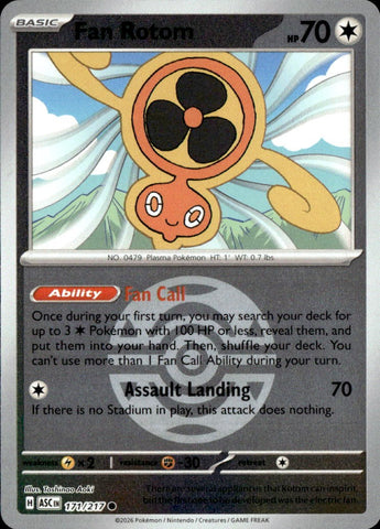 Fan Rotom - 171/217 (Dusk Ball)