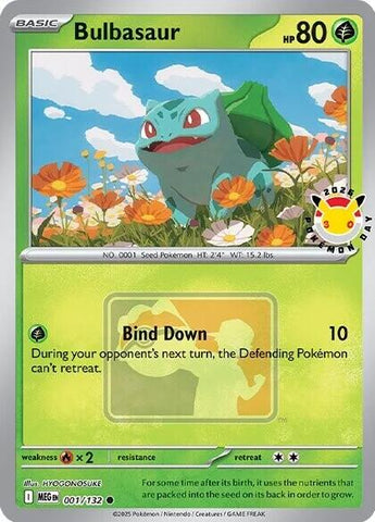 Bulbasaur (001/132) (Pokemon Day 2026) [Miscellaneous Cards]