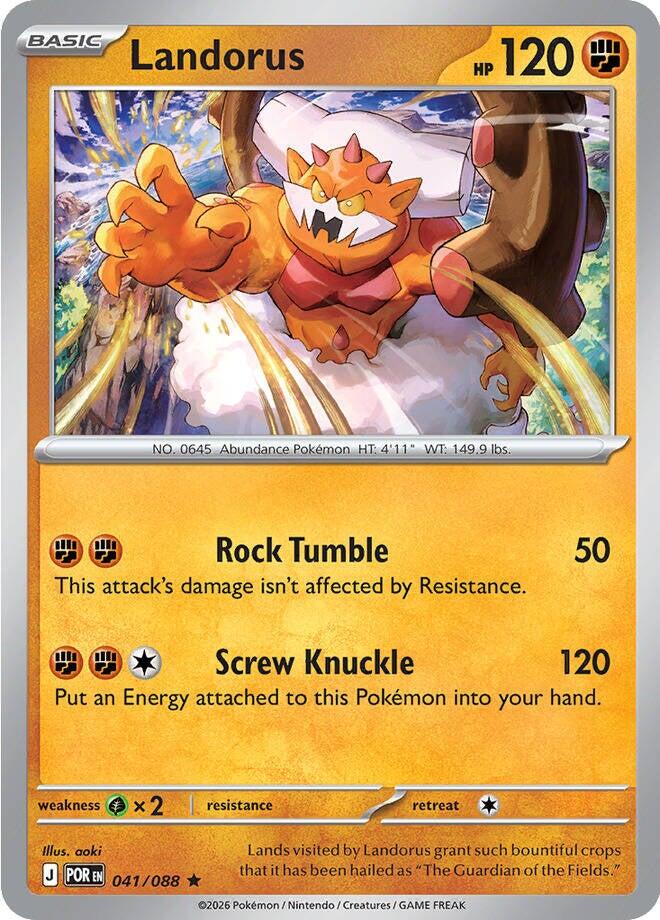 Landorus (041/088) (Deck Exclusive) [Mega Evolution: Perfect Order]