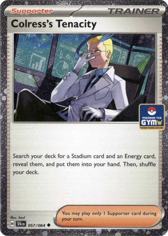 Colress's Tenacity (057/064) (Gym Stamp Asia Exclusive) [Miscellaneous Cards]