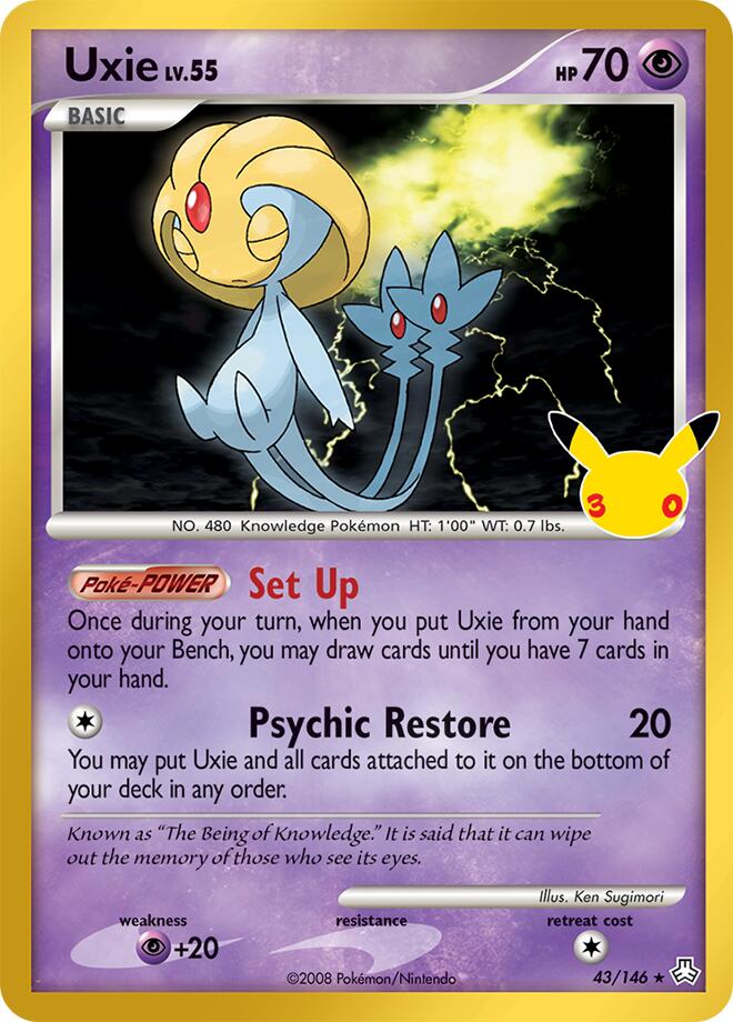 Uxie (43/146) [Mega Evolution: 30th Celebration Classic Collection]