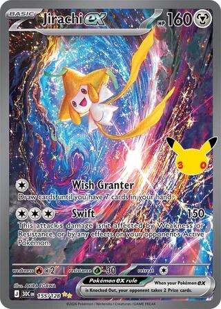 Jirachi ex (155/128) [Mega Evolution: 30th Celebration]