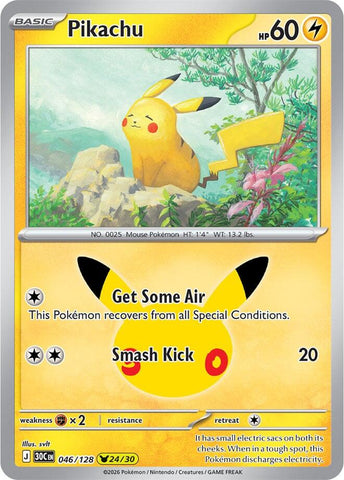 Pikachu (046/128) [Mega Evolution: 30th Celebration]