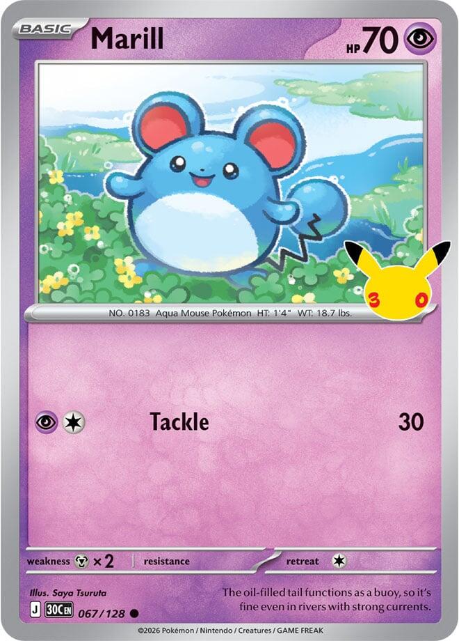 Marill (067/128) [Mega Evolution: 30th Celebration]