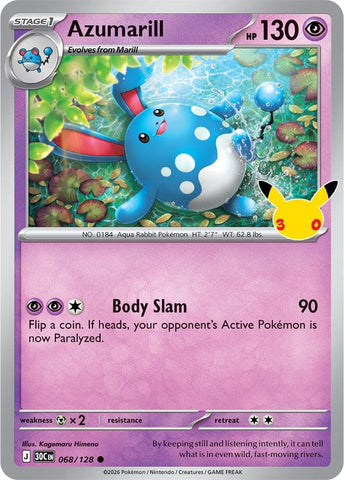 Azumarill (068/128) [Mega Evolution: 30th Celebration]