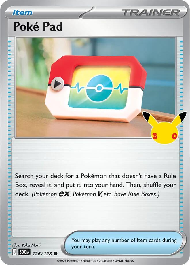 Poke Pad (126/128) [Mega Evolution: 30th Celebration]