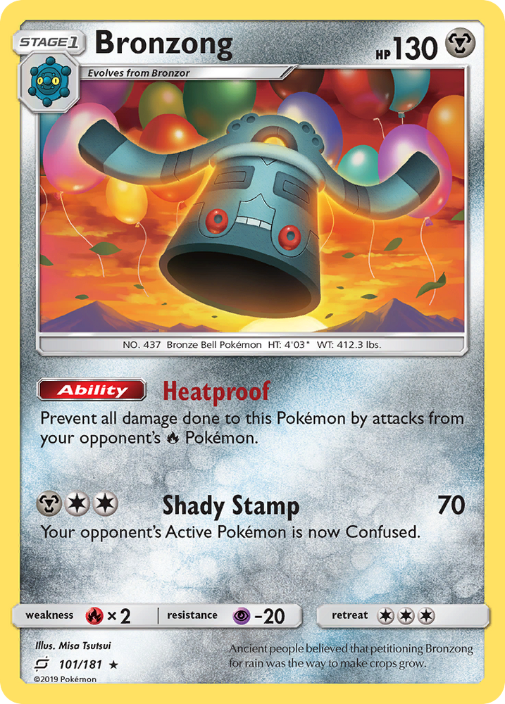 pokemon card bronzong Pokemon Phantasmal Flames Bronzong #072/094