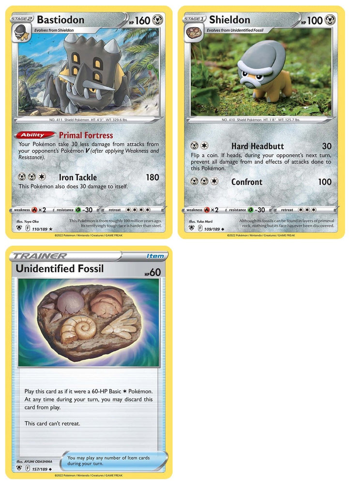 Bastiodon 110/189 - Astral Radiance - Rare Pokemon Evolution Card Lot