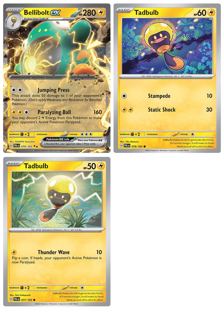 Bellibolt ex 079/193- Paldea Evloved Double Rare - Pokemon Evolution Card Set