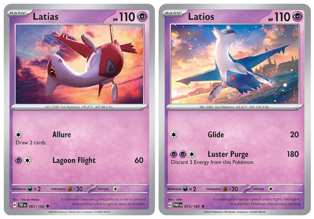 Latias & Latios 067/162 - Temporal Forces - Pokemon Legendary Card Set