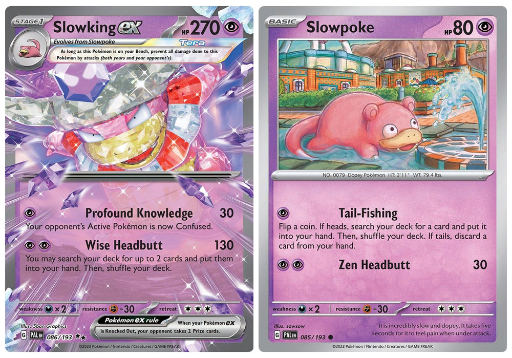 Slowking ex 086/193- Paldea Evloved Double Rare - Pokemon Evolution Card Set