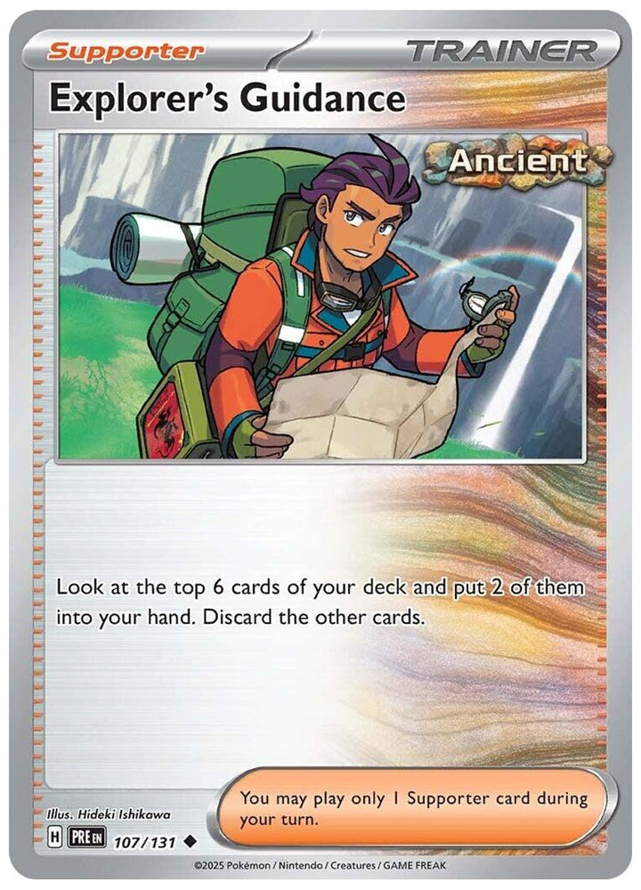 Explorer''s Guidance 147/162 Temporal Forces Pokemon Card Set x4 Playset