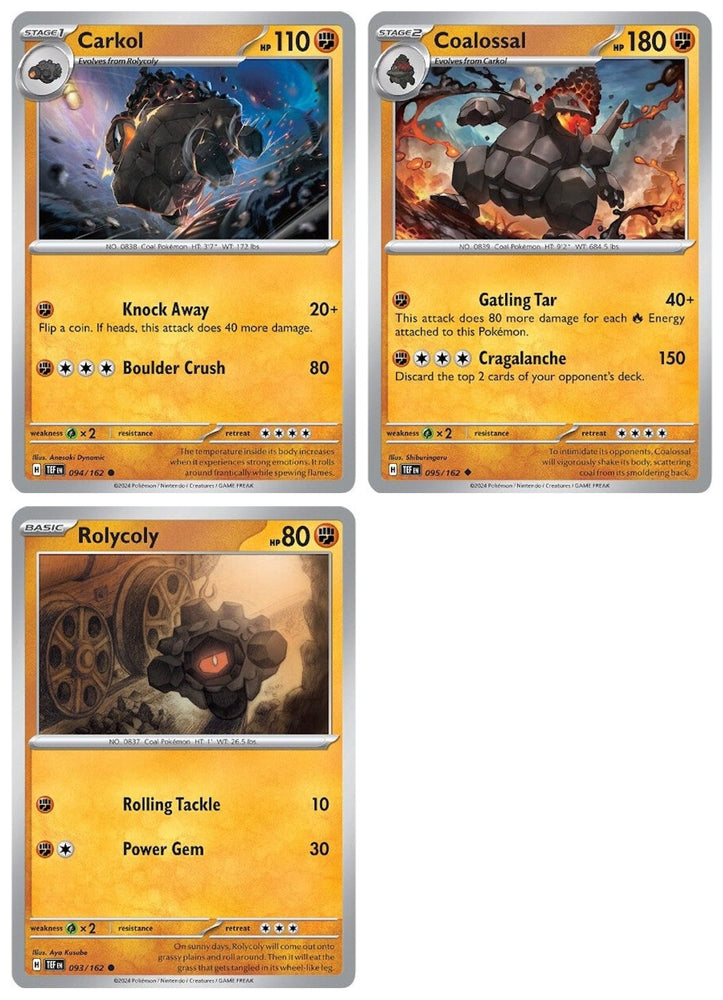Coalossal 095/162 - Temporal Forces - Pokemon Evolution Card Set