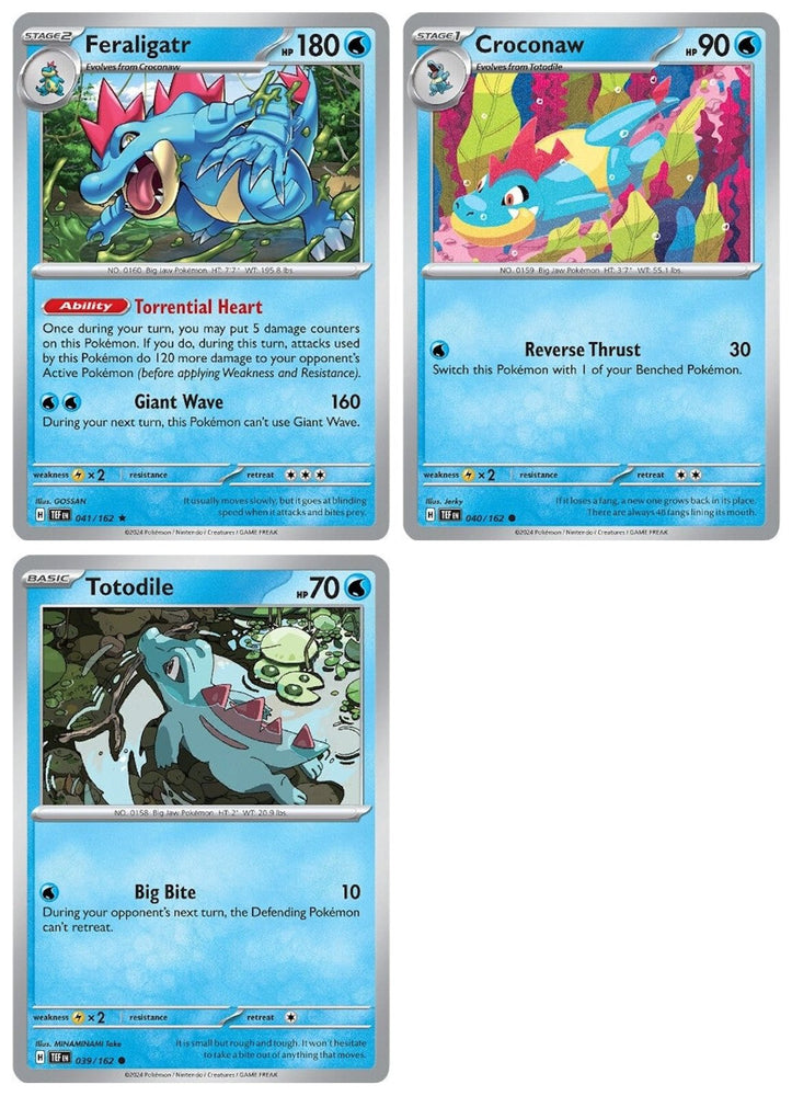 Feraligatr 041/162 - Temporal Forces - Pokemon Evolution Card Set