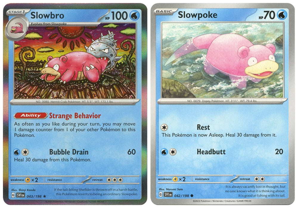 Slowbro 043/198 - Scarlet & Violet - Pokemon Evolution 2 Card Lot