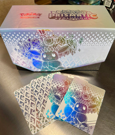 EMPTY Pokemon Scarlet & Violet: Prismatic Evolutions Elite Trainer Box & Dividers - Eevee ex