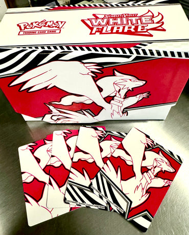 EMPTY Pokemon Scarlet & Violet: White Flare Elite Trainer Box & Dividers