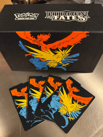 EMPTY Pokemon Hidden Fates Elite Trainer Box & Dividers