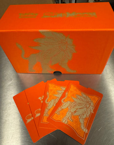 EMPTY Pokemon Sun & Moon Base Set Elite Trainer Box & Dividers (Solgaleo)