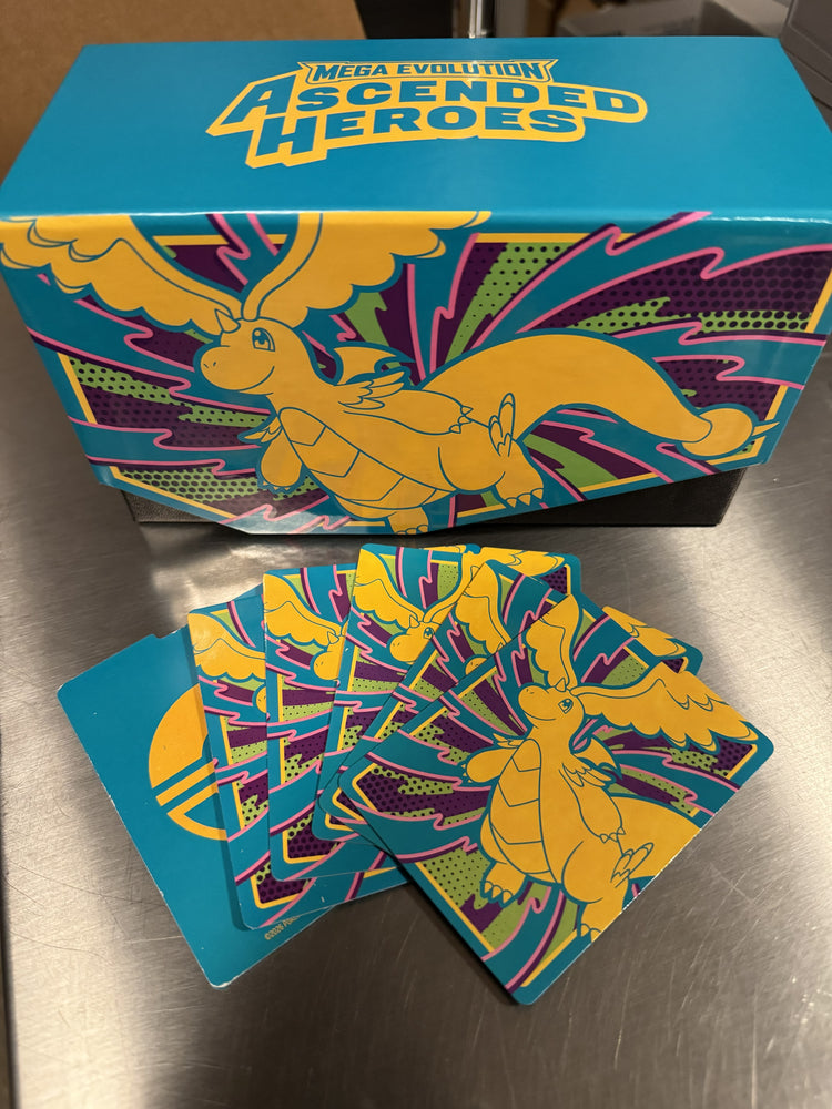 EMPTY Pokemon Mega Evolution: Ascended Heroes Elite Trainer Box & Dividers - Mega Dragonite ex