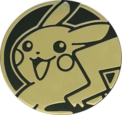 The Pokemon Company International TCG Coin PIKACHU [GOLD] Large 52MM Diameter
