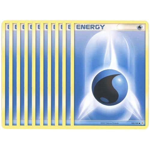 Pokemon Cards - Lot of 10 Water Energy Cards (Blue)