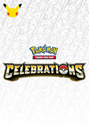 Pokémon Cards, 25th Anniversary Celebrations, No Duplicates Guaranteed! (10 Pack)