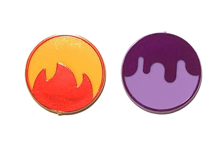 Pokemon - Poison & Burn Counters - 2023 - Scarlet Violet