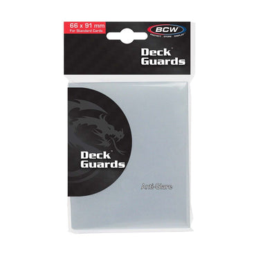 BCW Clear Deck Guard Anti-Glare Sleeves - 50 ct