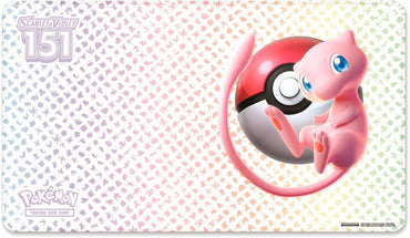 Pokemon 151 Ultra Premiem Collection Playmat - Mew and Kanto Pokedex