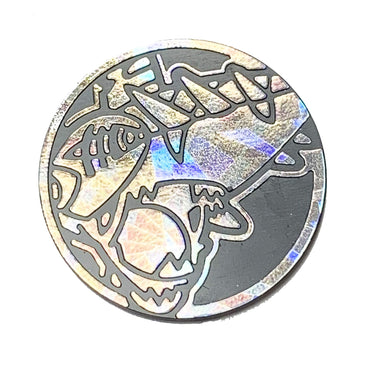 Official Pokemon Coin - Mega Sharpedo - Holo FOIL Shiny - Trading Card Game Flipping Coin
