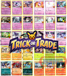 Pokemon - Trick or Trade - Halloween 2023 Mini Set - Complete 30 Card lot - Gengar - Mimikyu - Pikachu Holo
